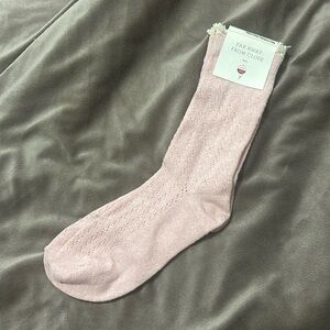 NWT Far Away From Close Pink Socks